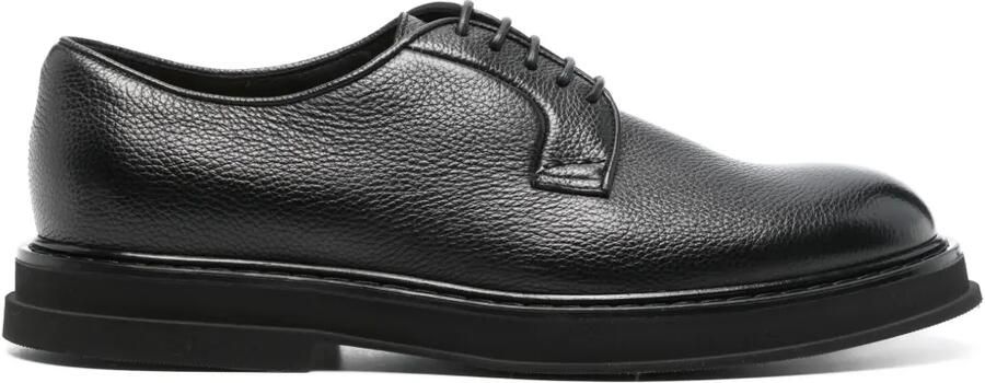 Doucal's Leren derby schoenen Zwart