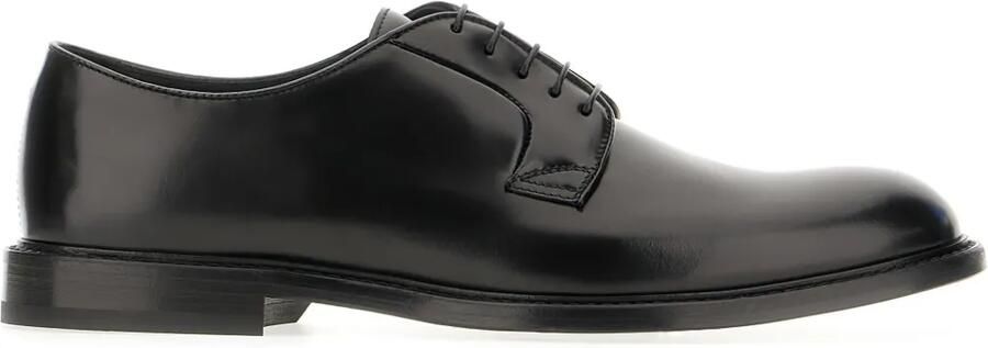 Doucal's Leren derby schoenen Zwart