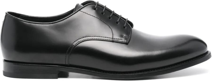 Doucal's Leren derby schoenen Zwart