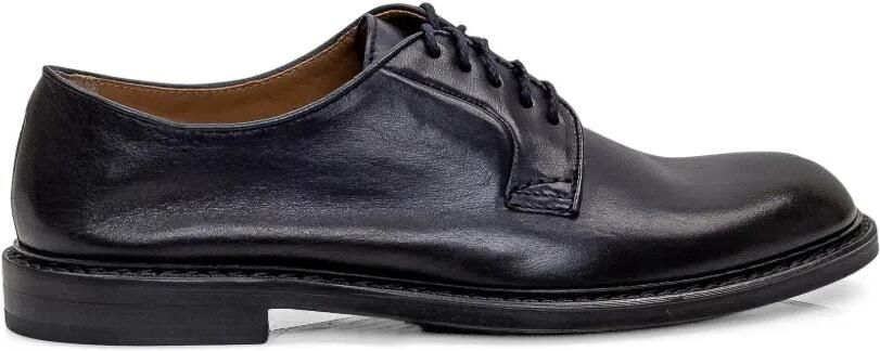 Doucal's Leren Derby veterschoenen Blauw