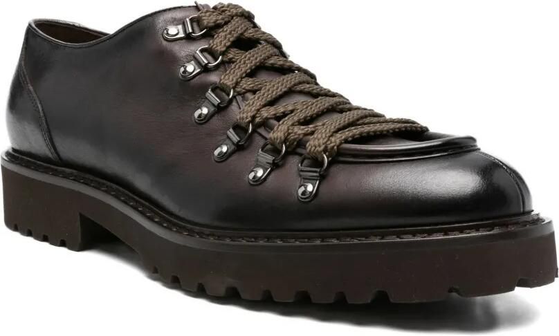 Doucal's Leren Derby veterschoenen Bruin