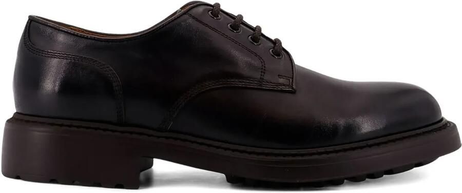 Doucal's Leren Derby veterschoenen Bruin