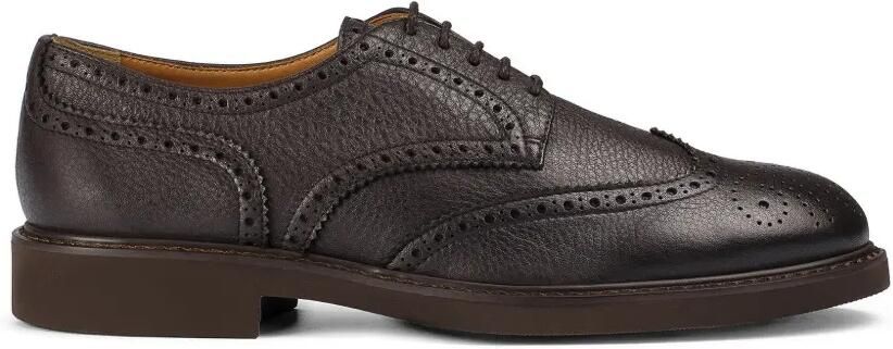Doucal's Leren Derby veterschoenen Bruin