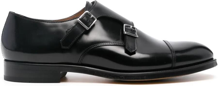 Doucal's Leren gespschoenen Zwart