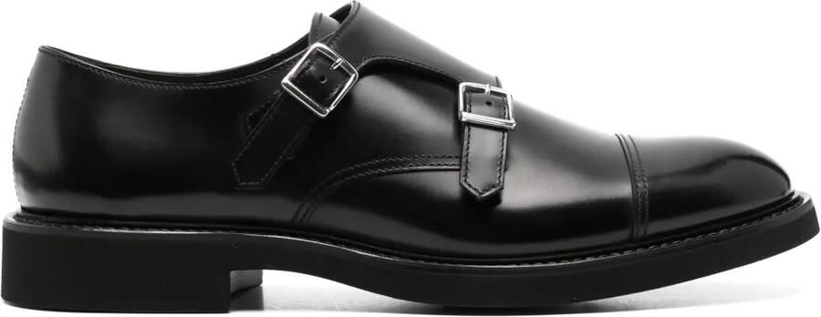 Doucal's Leren gespschoenen Zwart