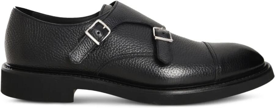 Doucal's Leren gespschoenen Zwart