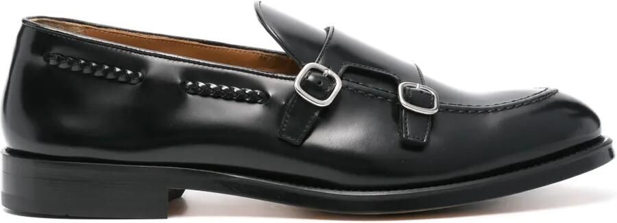 Doucal's Leren gespschoenen Zwart