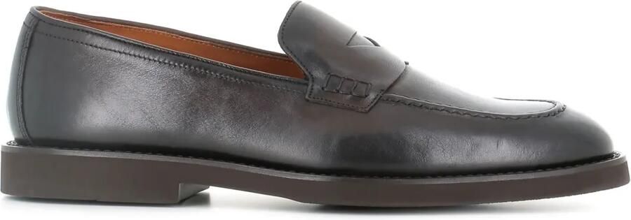 Doucal's Leren loafers Bruin