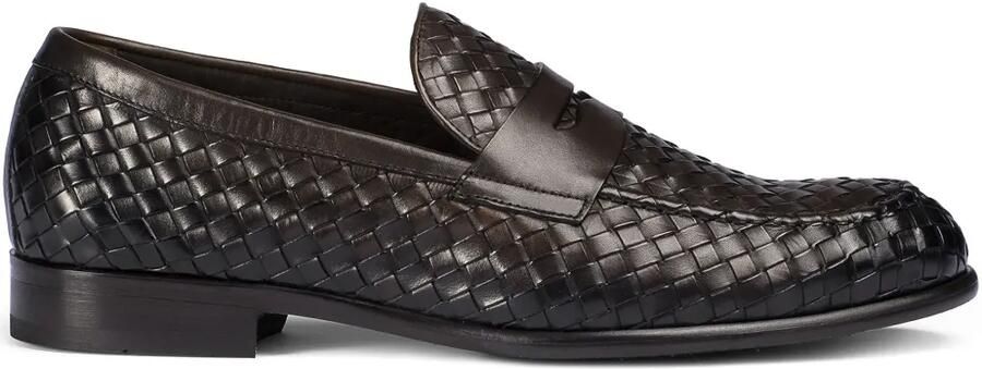 Doucal's Leren loafers Bruin