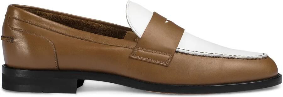 Doucal's Leren loafers Bruin