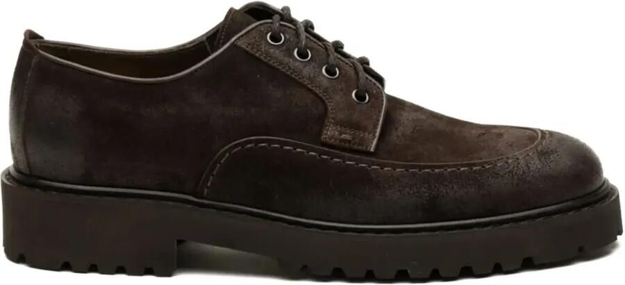Doucal's Leren loafers Bruin