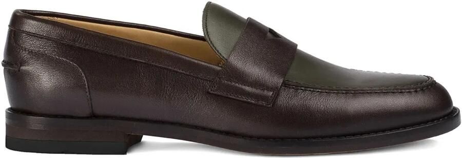 Doucal's Leren loafers Bruin