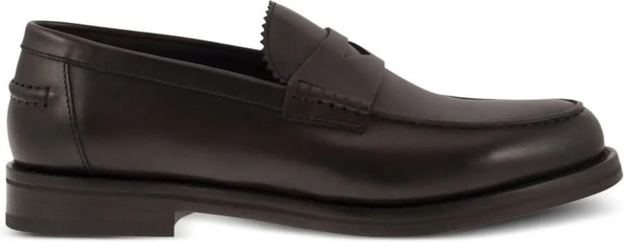 Doucal's Leren loafers Bruin