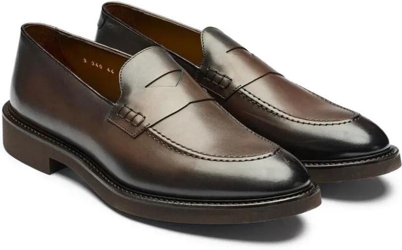 Doucal's Leren loafers Bruin - Foto 4