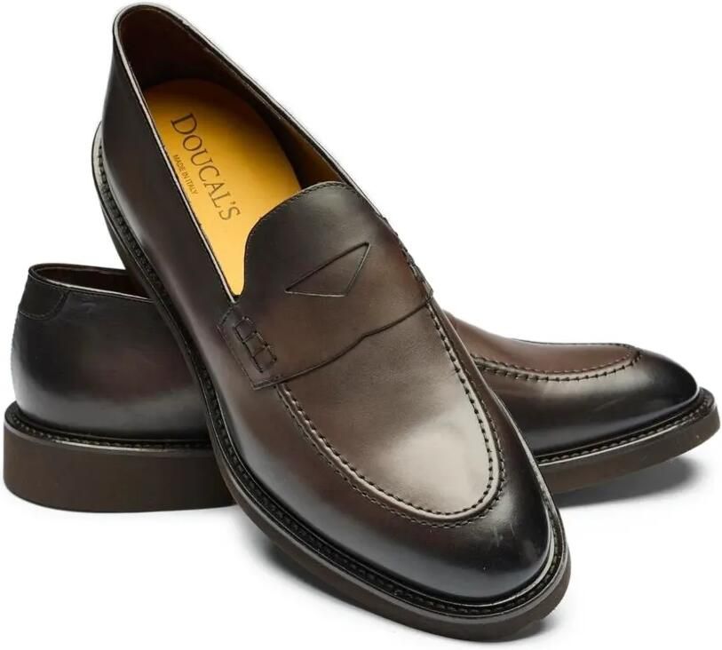 Doucal's Leren loafers Bruin - Foto 3