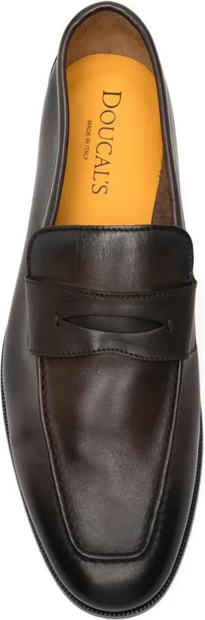 Doucal's Leren loafers Bruin - Foto 4