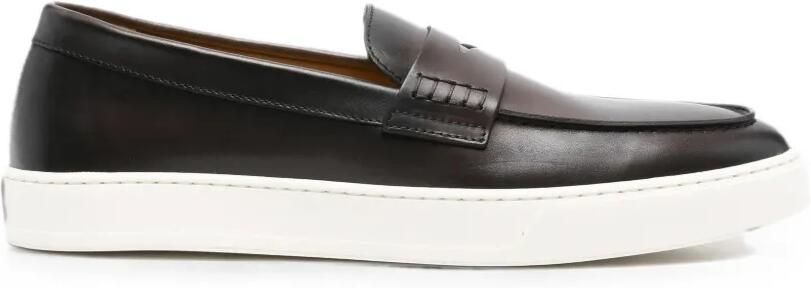 Doucal's Leren loafers Bruin
