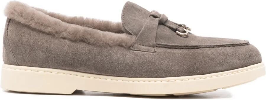 Doucal's Leren loafers Grijs