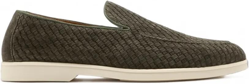 Doucal's Leren loafers Groen