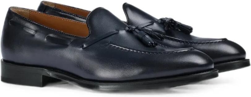 Doucal's Leren loafers met kwastje Blauw - Foto 3