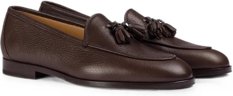 Doucal's Leren loafers met kwastje Bruin - Foto 3