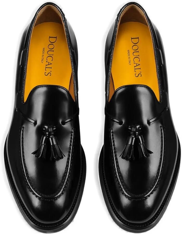 Doucal's Leren loafers met kwastje Zwart - Foto 2