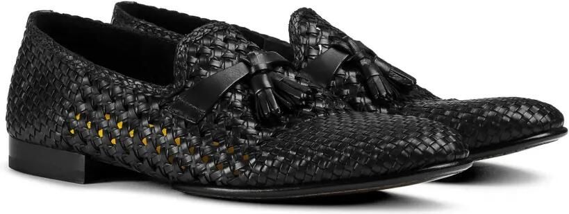 Doucal's Leren loafers met kwastje Zwart - Foto 3