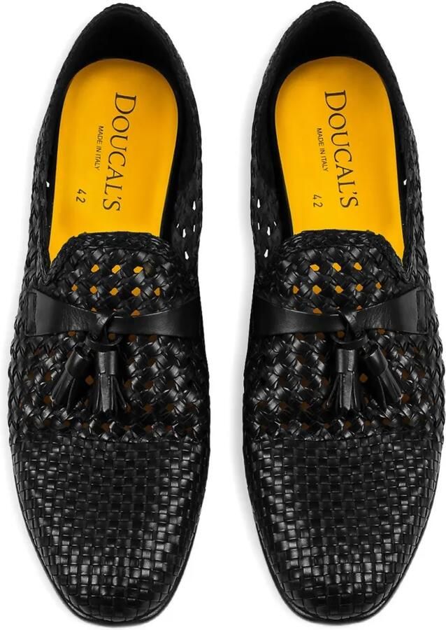 Doucal's Leren loafers met kwastje Zwart - Foto 2