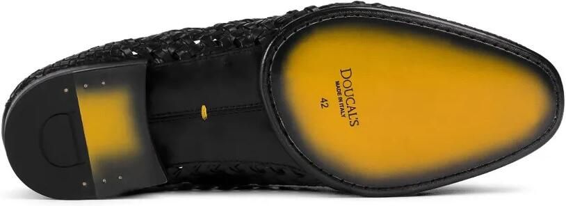 Doucal's Leren loafers met kwastje Zwart - Foto 4