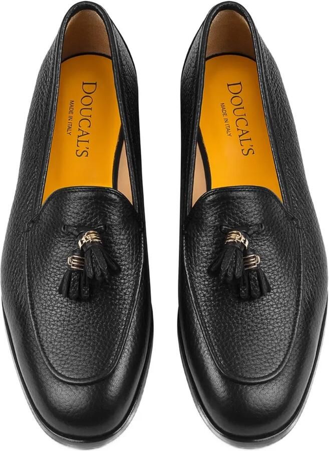 Doucal's Leren loafers met kwastje Zwart - Foto 2