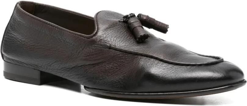 Doucal's Leren loafers met kwastjes Bruin - Foto 4