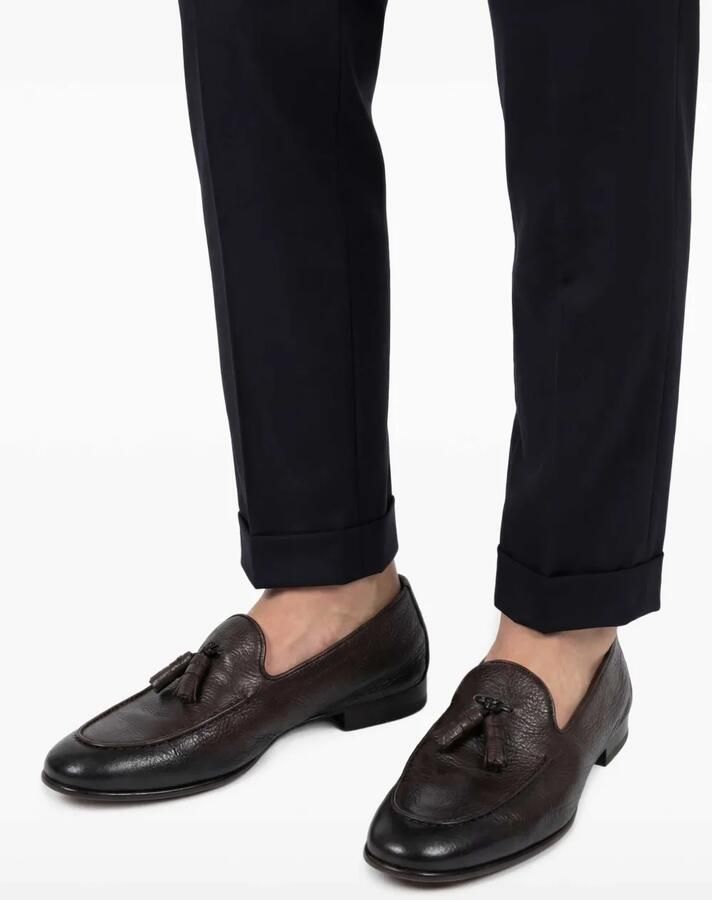 Doucal's Leren loafers met kwastjes Bruin - Foto 2