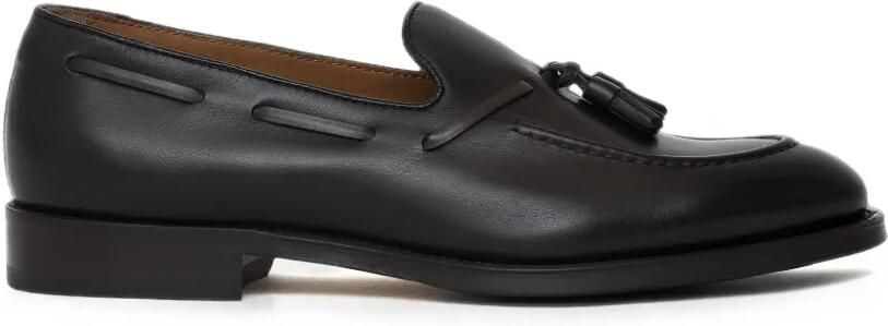 Doucal's Leren loafers met kwastjes Bruin