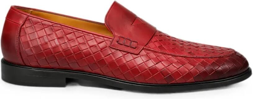 Doucal's Leren loafers Rood