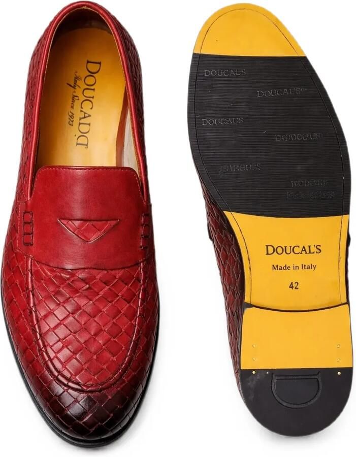 Doucal's Leren loafers Rood - Foto 2