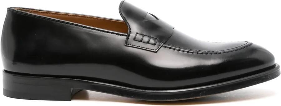 Doucal's Leren loafers Zwart