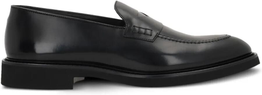 Doucal's Leren loafers Zwart