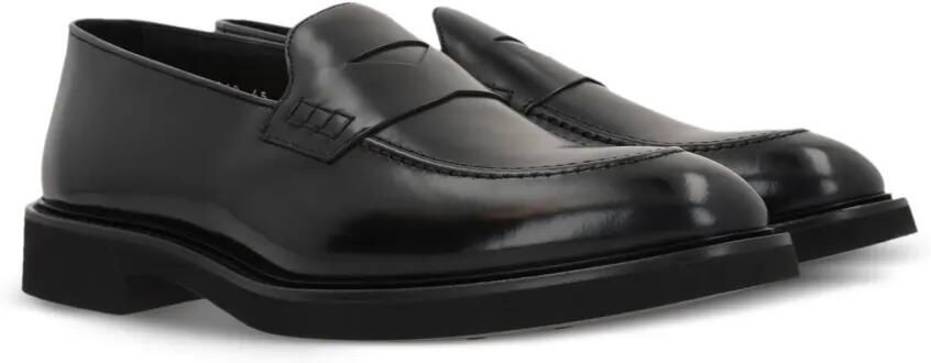 Doucal's Leren loafers Zwart - Foto 4