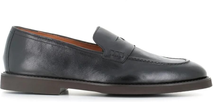 Doucal's Leren loafers Zwart