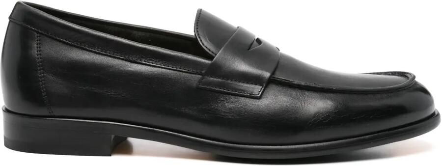 Doucal's Leren loafers Zwart