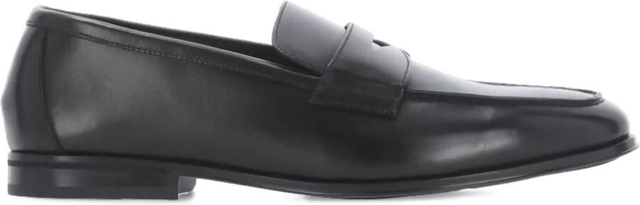 Doucal's Leren loafers Zwart