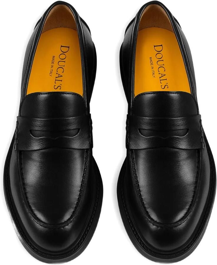 Doucal's Leren loafers Zwart - Foto 2
