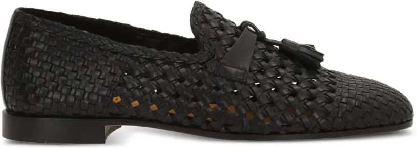 Doucal's Leren loafers Zwart