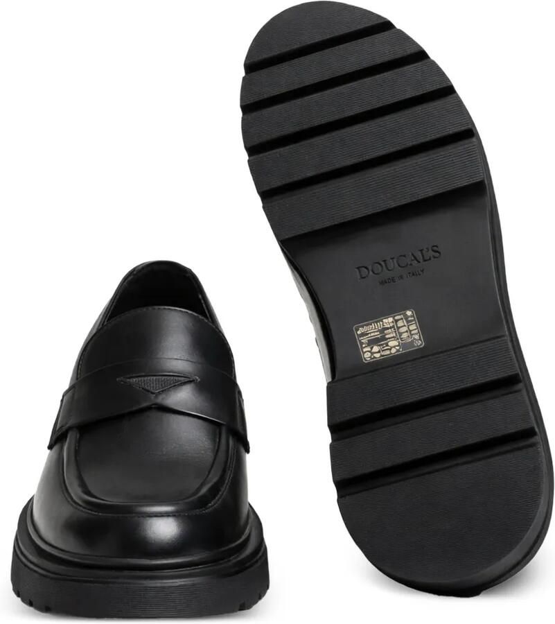 Doucal's Leren loafers Zwart - Foto 2