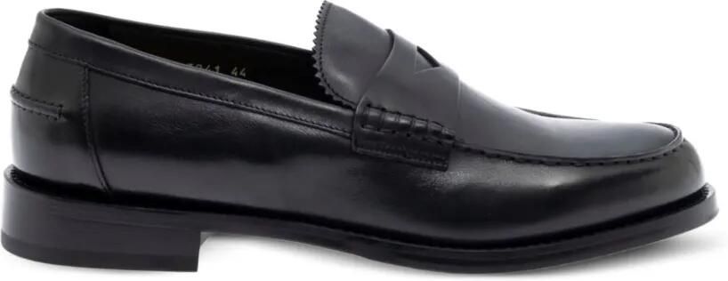 Doucal's Leren loafers Zwart