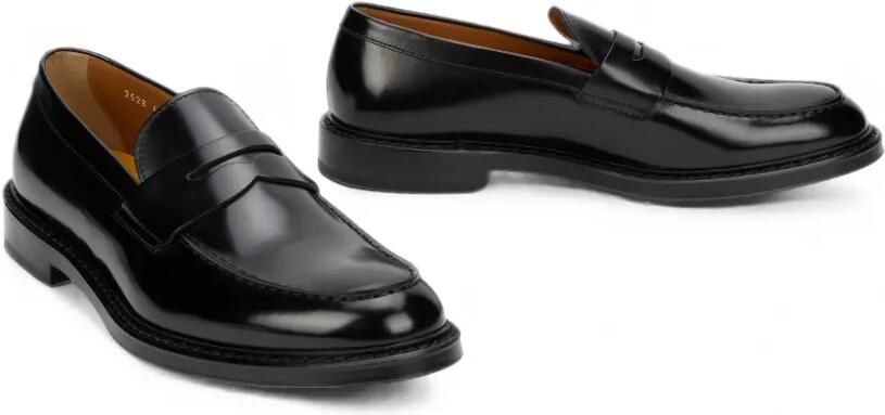 Doucal's Leren loafers Zwart - Foto 2