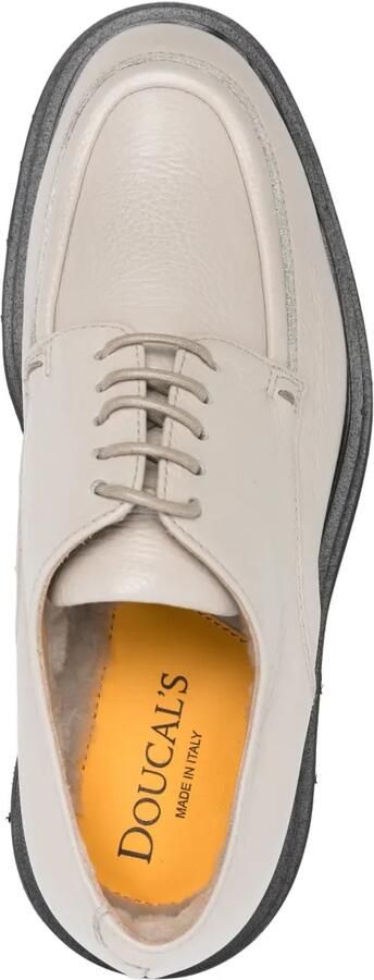 Doucal's Leren Oxford schoenen Beige - Foto 4