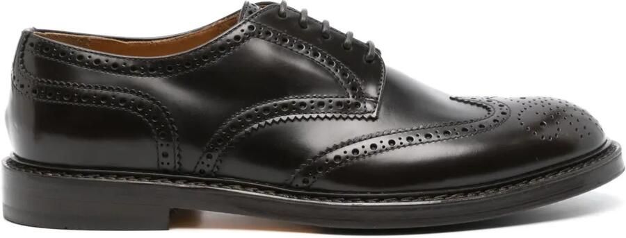 Doucal's Leren Oxford schoenen Bruin