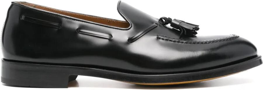 Doucal's Leren Oxford schoenen Zwart