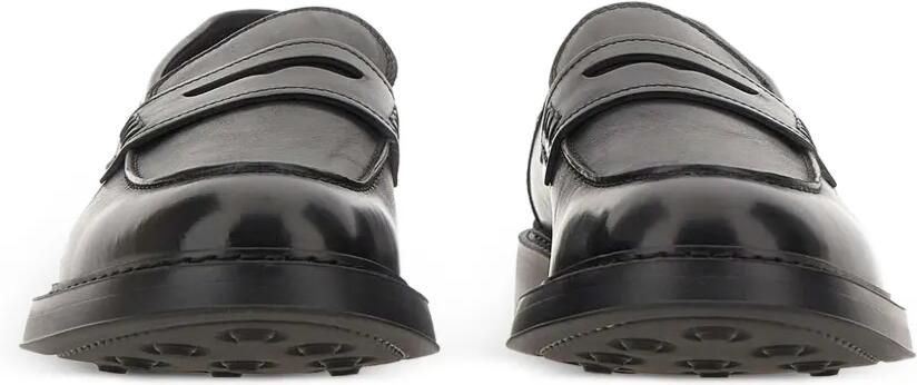 Doucal's Leren penny loafers Zwart - Foto 5
